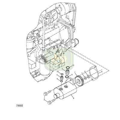Υδραυλική αντλία 50L RE241577 για τρακτέρ JD