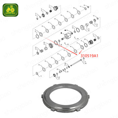 Τμήματα άξονα PTO 310519A1 Ενδιάμεσος δίσκος 97*146*10.2mm 6T Για φορτιστή