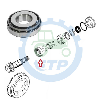 Υπόθεση IH 5140 5150 εκλεπτυμένα φέροντα 40*90mm K395090 9968047