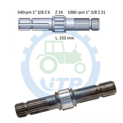 Άξονας PTO L110178 L151598 L73282 για το  61006200 6300 6400